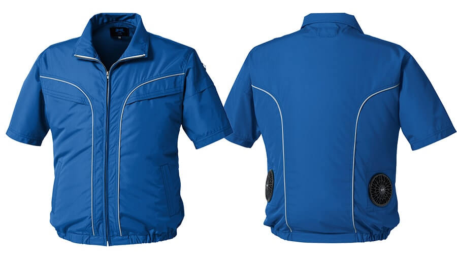ランキング2022 空調服(R) KU92220/ブルー/5L + SK23011K50 半袖